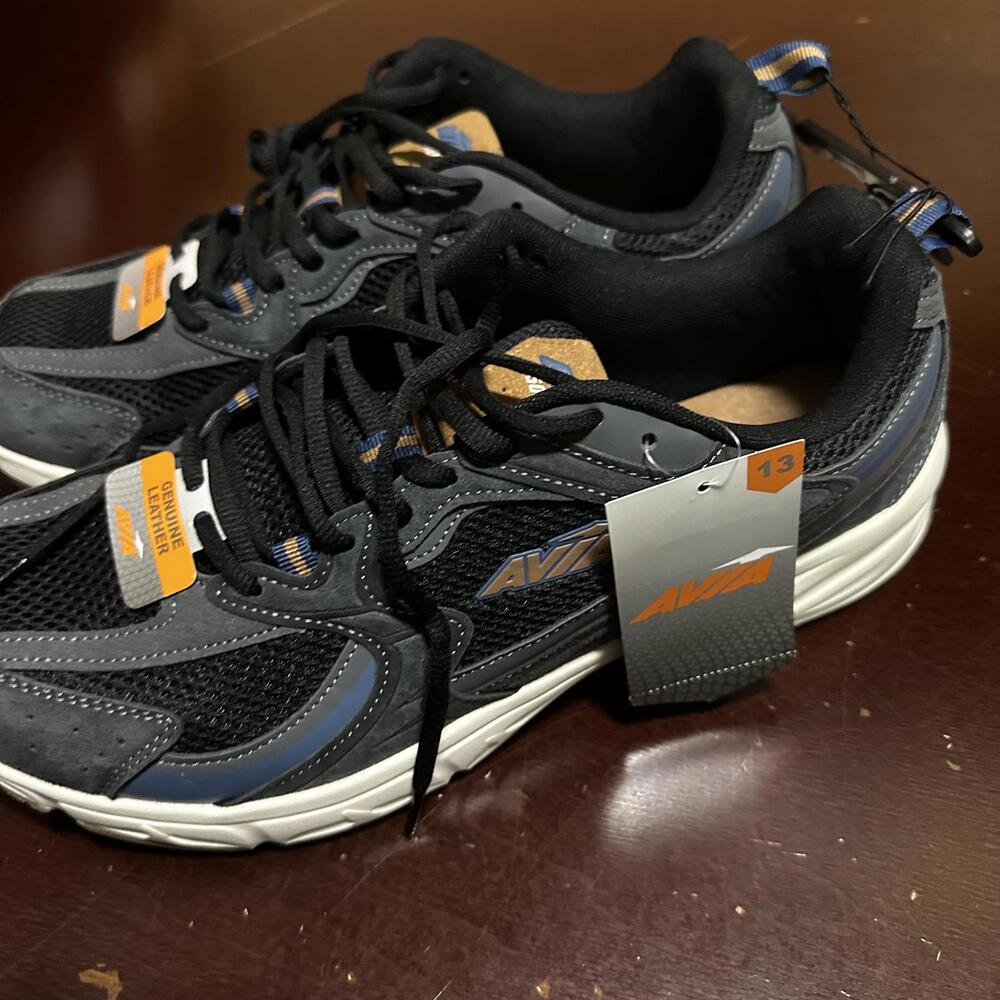 Avia Men'S 5000 Athletic Performance Running Shoes Size 13 Black Brown New - Picture 3 of 5